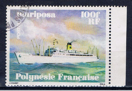 FP+ Polynesien 1978 Mi 271 Schiff - Oblitérés