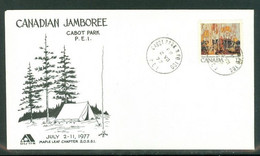 Jamboree SCOUT 1977; THOMSON, Peintre / Paintor; Timbre Scott # 734 Stamp; Env. Souvenir Env. (6512) - Briefe U. Dokumente