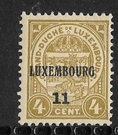 Luxembourg 1911 Prifix Nr. 75 - Voorafgestempeld