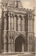 Lincoln Cathedral, Galilee Porch 1908 (F.Frith No.12446) - Lincoln