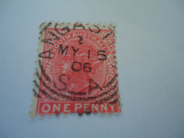 SOUTH AUSTRALIA   OLD  STAMPS  POSTMARK 1906 - Usati