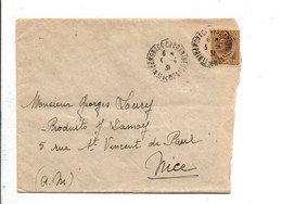MONACO SEUL SUR LETTRE POUR LA FRANCE 1931 - Lettres & Documents