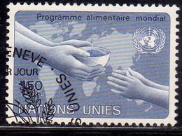 UNITED NATIONS GENEVE GINEVRA GENEVA ONU UN UNO1983 PROGRAMME ALIMENTAIRE WORLD FOOD PROGRAM 1.50fr USED OBLITERE' USATO - Oblitérés