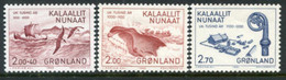 GREENLAND 1982 Millenary Of Settlement II-III MNH / **.  Michel 137-39 - Unused Stamps