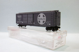 Micro-Trains Line - WAGON US 50' Standard BOX CAR ATSF Santa Fe Réf. 34250 BO N 1/160 - Goederenwagons