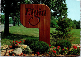 Illinois Elgin Welcome Sign - Elgin