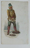 18660 Cartolina Illustrata - Uomo - VG 1917 - Männer