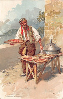 012524 "PIZZAIUOLO - VENDITORE DI FOCACCIA"  ANIMATA. CART NON SPED - Fliegende Händler