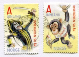 NORWAY 2016 Kristiansand Zoo Used.  Michel 1914-15 - Used Stamps