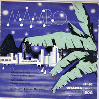 RAMON MARQUEZ   "Mambo En Sevilla "  Disque Couleur Rouge  EP 4 Titres URANIA RECORDS 806 - Other - Spanish Music