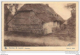 BERCHEM - SAINT - LAURENT..-- VL. Brt ..-- Chaumière . 1927 Vers FOREST ( Mme Ed. THIRY ) .Voir Verso . - Sint-Pieters-Leeuw