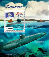 Sierra Leone 2019, Submarines, Flags, Diving, BF - Immersione