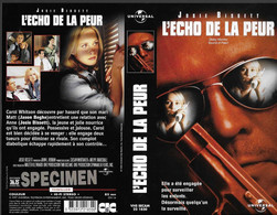 "L'ECHO DE LA PEUR" -jaquette SPECIMEN Originale CIC VIDEO -baby Monitor Sound Of Fear - Drama