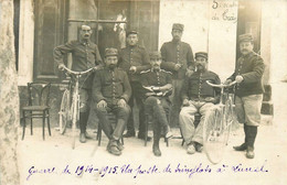 Lunel * Carte Photo 1914 * Un Poste De Tringlots 5ème Escadre Train Des équipage * Régiment - Lunel