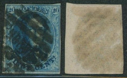 Médaillon - N°11 Au Filet Obl P NORD (Bruxelles Nord) - 1858-1862 Medaillen (9/12)