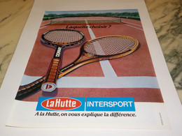 ANCIENNE PUBLICITE LAQUELLE CHOISIR LA HUTTE   1980 - Other & Unclassified