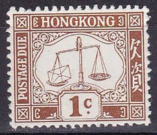 Hong Kong (Taxe) YT 1 Année 1924 (MNH **) Balance - Timbres-taxe