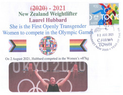 (WW 11 A) 2020 Tokyo Summer Olympic Games - New Zealand Weightlifter - 1st Transgender Olympian (L. Hubbard) - Sommer 2020: Tokio
