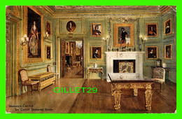 WARWICK, UK - THE GREEN DRAWING ROOM, WARWICK CASTLE - SALOMON, WATER COLOUR - TRAVEL IN 1960 - - Warwick