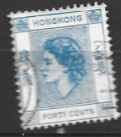 Hong Kong     1954  SG  184  40c    Fine Used - Usati