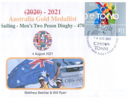 (WW 17 A) 2020 Tokyo Summer Olympic Games - Australia Gold Medal 4-08-2021 - Sailing Men's 2 Person Dinghy - Summer 2020: Tokyo