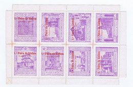 C21d) Portugal ESPERANTO 1ª Feira De Lisboa 8 Estampilhas Timbres Stamps - Autres & Non Classés