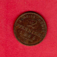 GERMANY-PREUSSEN,  1865,  1 Thaler-2 Scheidemuenze C3770 - Taler & Doppeltaler