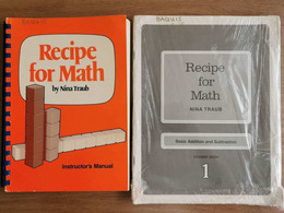 Recipe For Math - N. Traub - Book-Lab - 1985 - AR - Ragazzi