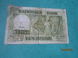 50 Frank Of 10 Belga, 1943 - 50 Francs
