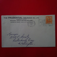 LETTRE NEW ZEALAND THE PRUDENTIAL ASSURANCE - Brieven En Documenten