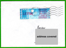 France LSA ATM Stamps C001.69264 / Michel 6.5 Zd / LETTRE 2,20 On Cover 26.3.86 Villefranche / Distributeurs - 1985 « Carrier » Paper