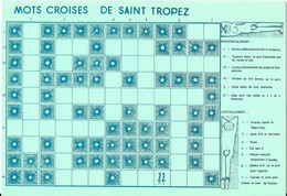 Dessin De Ivan HOR - Mots Croisés De Saint-Tropez - Hor