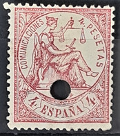 SPAIN 1874 - Canceled - Sc# 209 - 4P - Oblitérés