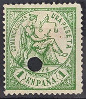 SPAIN 1874 - Canceled - Sc# 208 - 1P - Oblitérés