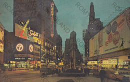 CARTOLINA  TIME SQUARE,NEW YORK CITY,NEW YORK,STATI UNITI,BRODWAY,VIAGGIATA 1966 - Time Square