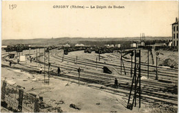 CPA AK GRIGNY - Le Depot De Badan (450993) - Grigny