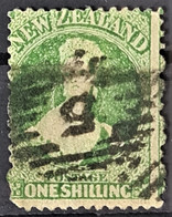 NEW ZEALAND 1864 - Canceled - Sc# 30B - 1sh - Usati