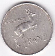 Afrique Du Sud 1 Rand 1967, Dr. Verwoerd, En Argent . KM# 72.1 - Afrique Du Sud