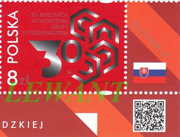 2021.02.15. Visegrad Group - Joint Polish, Czech, Slovakia, Hungary Edition - MNH - Unused Stamps