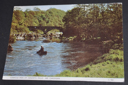 Coracle Men At Cenarth Falls - Pembrokeshire