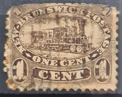 NEW BRUNSWICK 1860/63 - Canceled - Sc# 6a - 1c - Usados