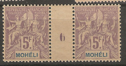 Mohélie_ Millésimes 5F- (1906)- Neuf - Nuovi