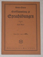 Stoffsammlung Zu Sprachübungen - Schulbücher