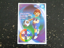CARTE CARREFOUR PLAYMOBIL N° 14 - FOOTBALL - Other & Unclassified