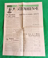 Montemor-o-Novo - Jornal Montemorense Nº 928, 23 De Agosto De 1970 - Imprensa. Évora. Portugal. - General Issues