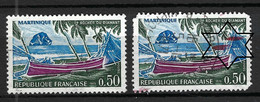 FRANCE 1970: Le Y&T 1644 Obl., Variété "2 Grosses Taches Rouge-brun" Côté E Du TP De Droite - Oblitérés