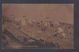 Folkestone - Beach For Bathing Tents - Postkaart - Folkestone