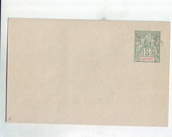 424  ENT Entier Postal  GUYANE  ENV - Cartas & Documentos