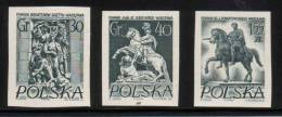 POLAND SLANIA RARE WW2 GHETTO HEROES MONUMENTS BLACK PROOF JUDAICA Horses Sculpture Art World War II - Prove & Ristampe