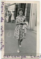 - Photo - 15590 - Charmante Jeune Fille, Micelle, à Aix Les Bains, En 1960, Format Carte Postale, TBE, Scans. - Identifizierten Personen